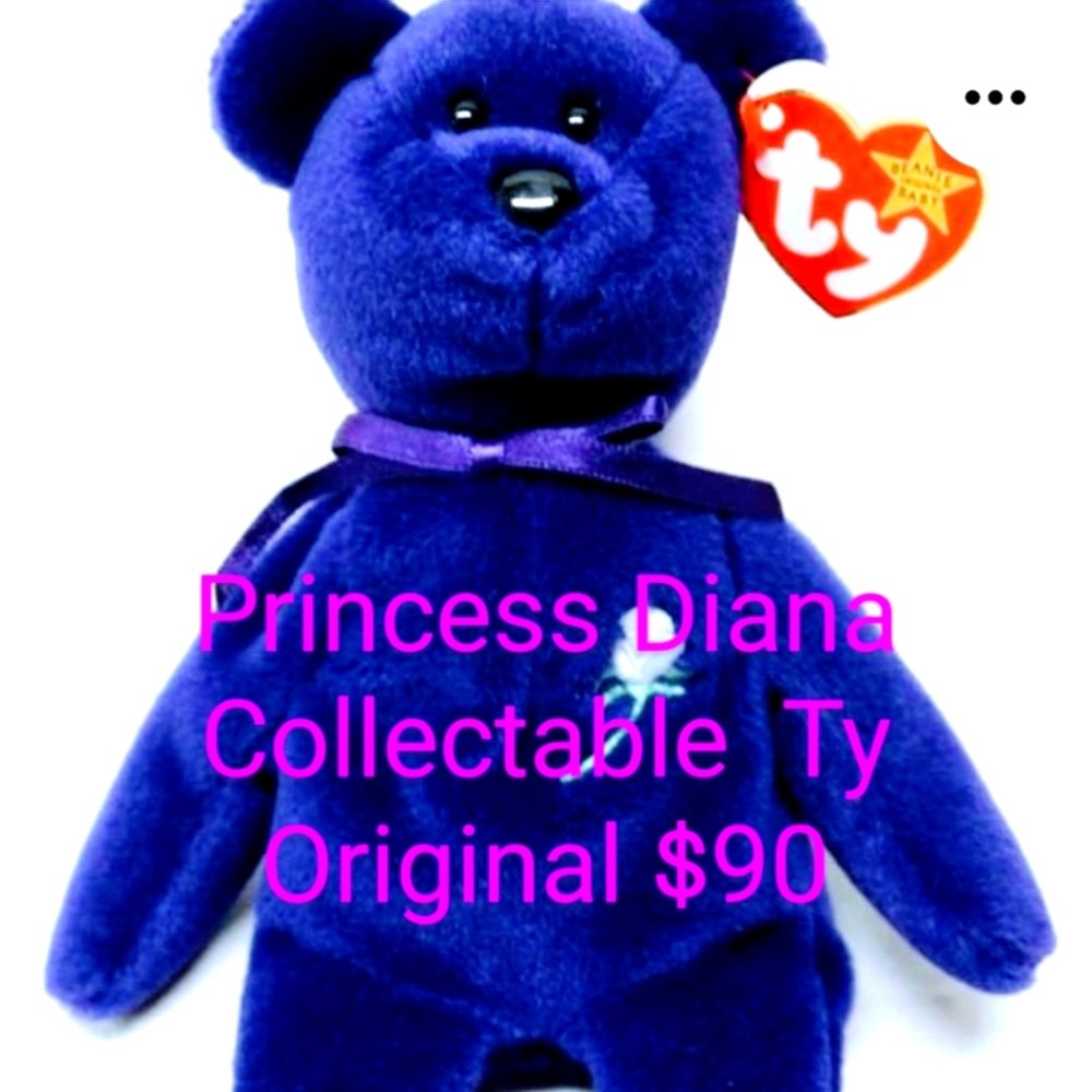 Ty Bear 1997 Princess Diana Special edition ( Mint)
